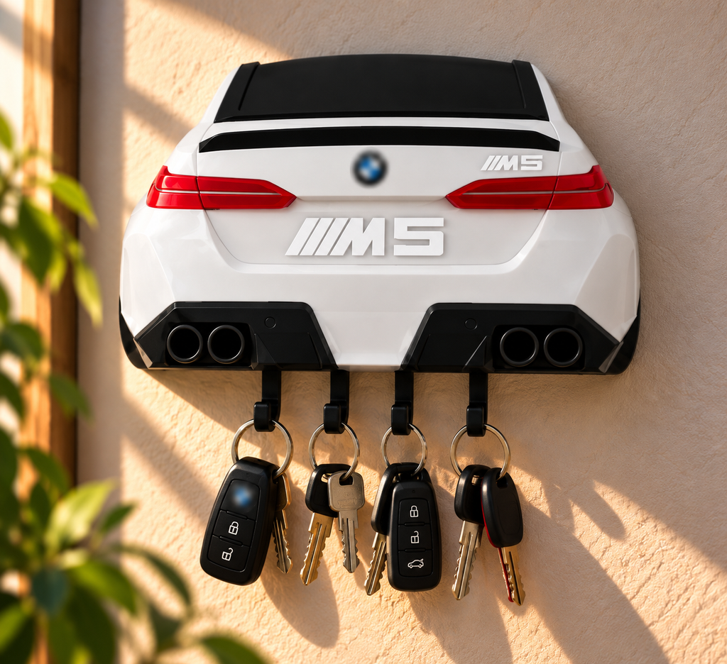 Porte-clés mural – Inspiration automobile