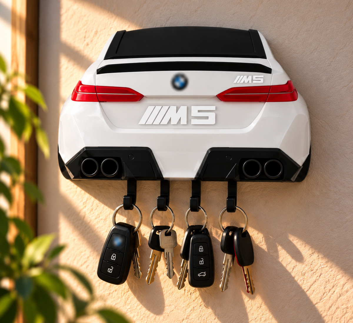 Porte-clés mural – Inspiration automobile
