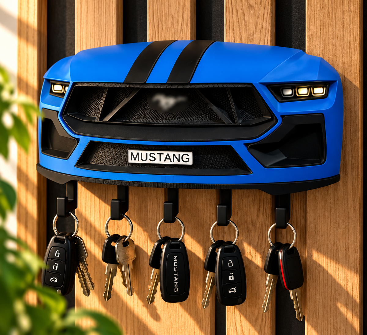 Porte-clés mural – Inspiration automobile