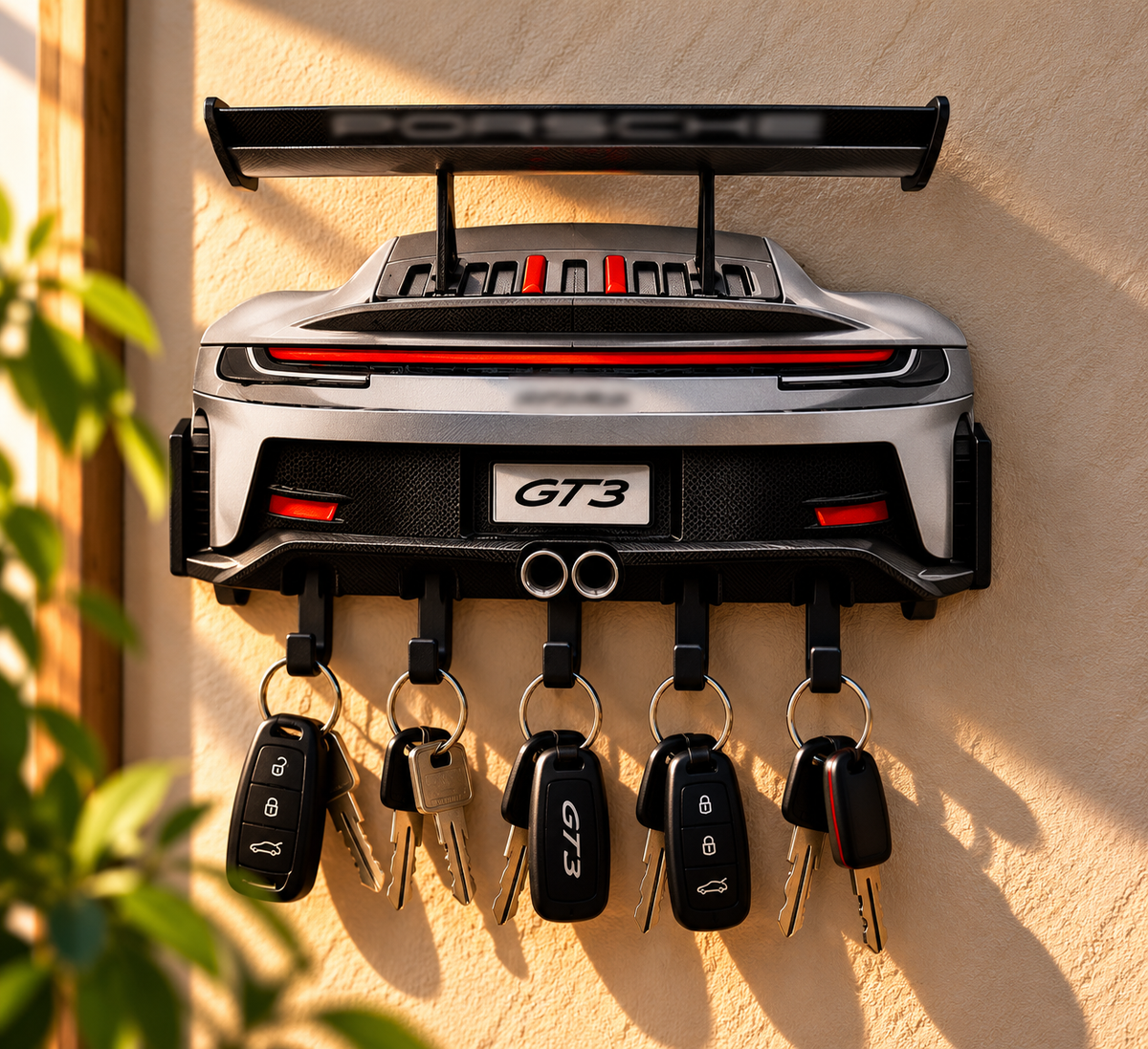 Porte-clés mural – Inspiration automobile